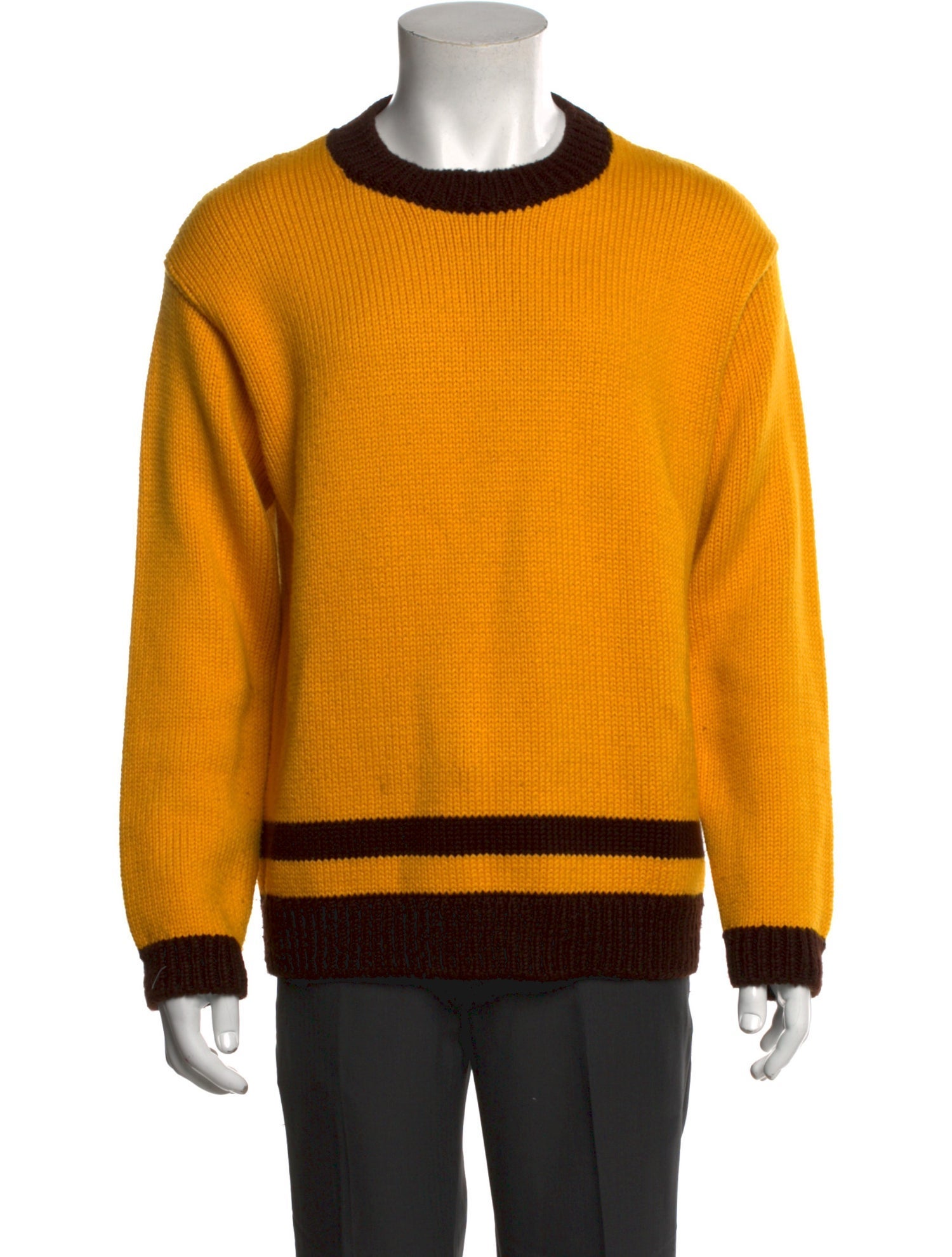 Gucci Striped Crew Neck Pullover