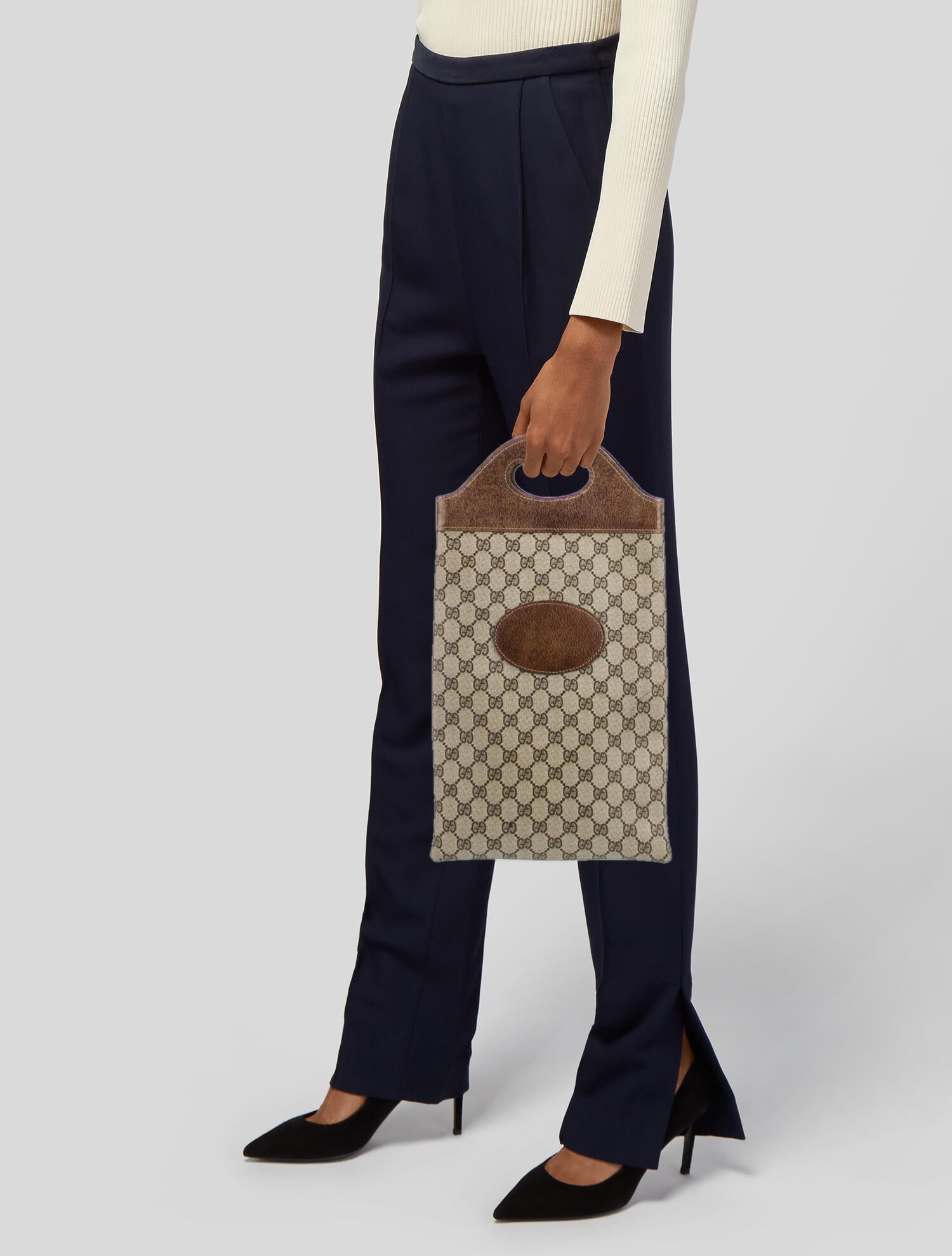 Gucci GG Signature Top Handle Bag Vintage