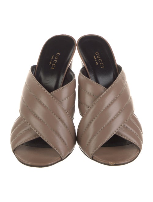 Gucci Leather Slides