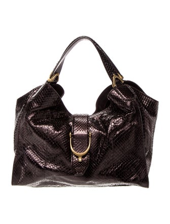 Gucci Snakeskin Soft Stirrup