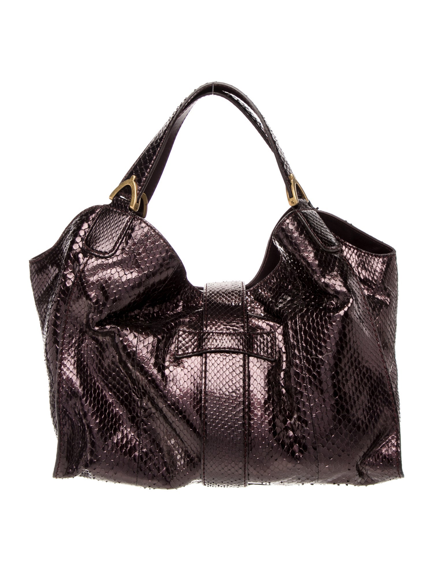 Gucci Snakeskin Soft Stirrup