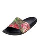 Gucci Canvas Printed Slides