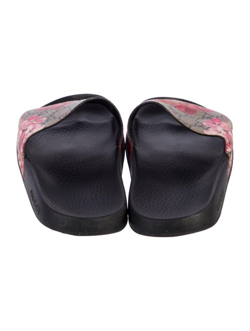 Gucci Canvas Printed Slides