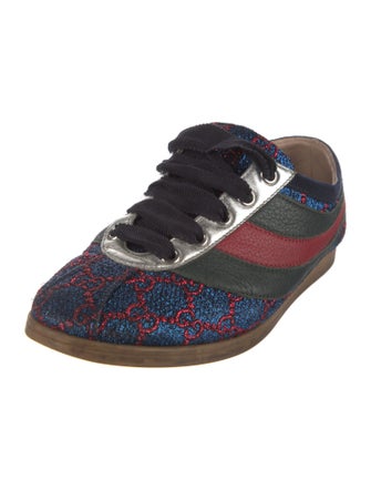 Gucci Web Accent Printed Sneakers