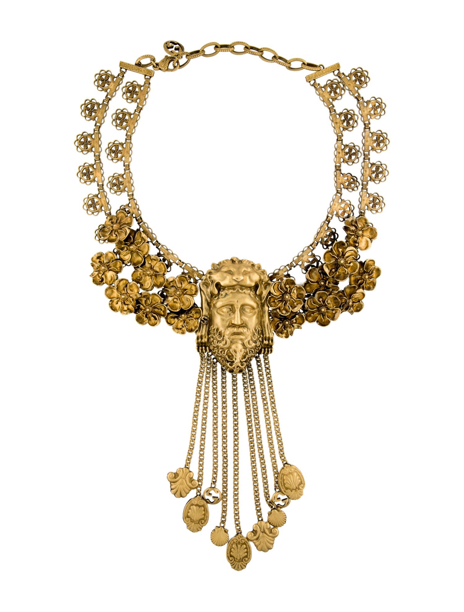 Gucci Hercules Floral Collar Necklace