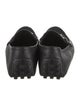 Gucci Web Accent Leather Loafers