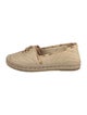Gucci Double G Logo Raffia Espadrilles