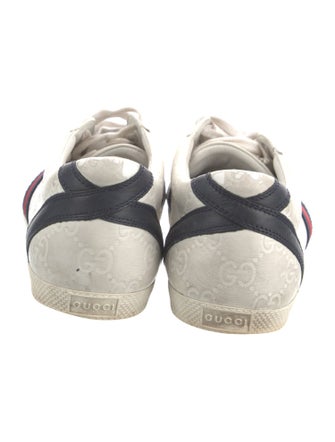 Gucci Sylvie Web Accent Leather Sneakers