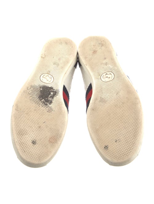 Gucci Sylvie Web Accent Leather Sneakers