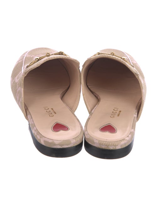 Gucci Macro GG Princetown Horsebit Accent Mules