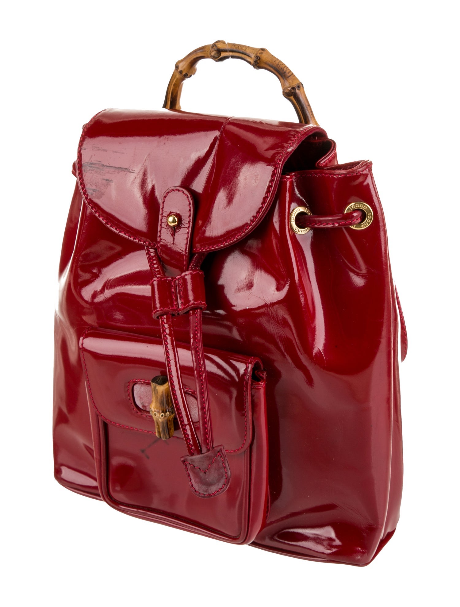 Gucci Bamboo Backpack Small Vintage