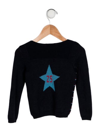 Gucci Toddler Wool Button-Shoulder Sweater