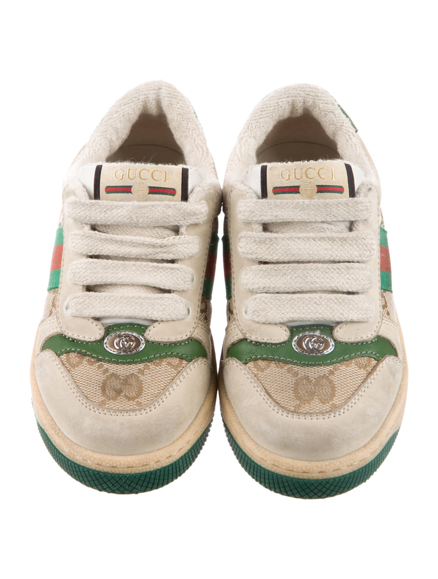 Gucci Toddler Boys' Logo print Web Accent Low-Top Canvas Sneakers