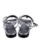Gucci Horsebit Accent Leather T-Strap Sandals