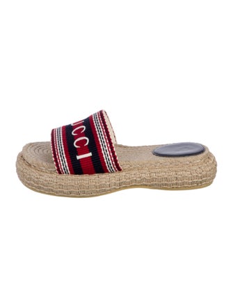 Gucci Canvas Printed Espadrilles