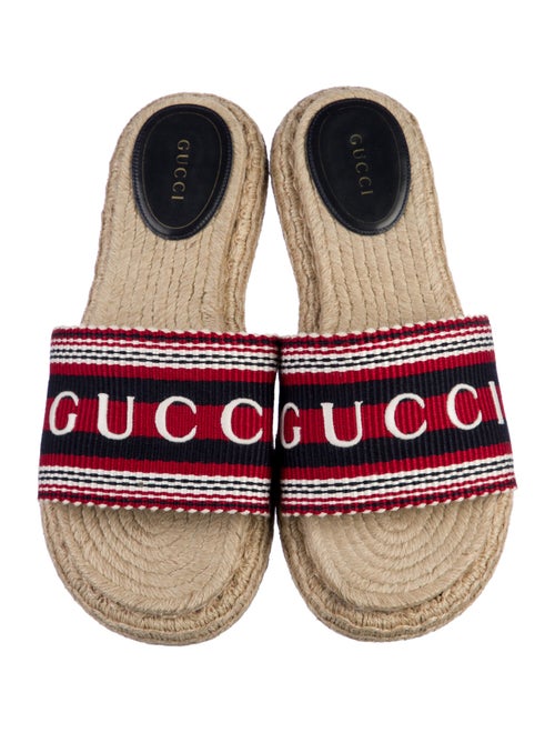 Gucci Canvas Printed Espadrilles