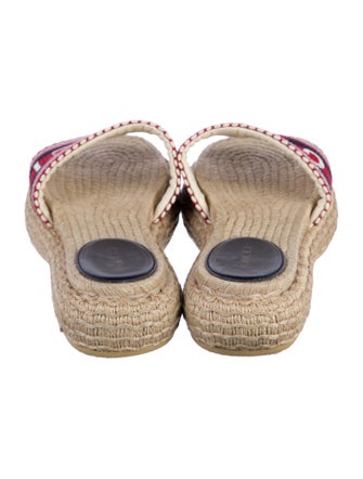 Gucci Canvas Printed Espadrilles