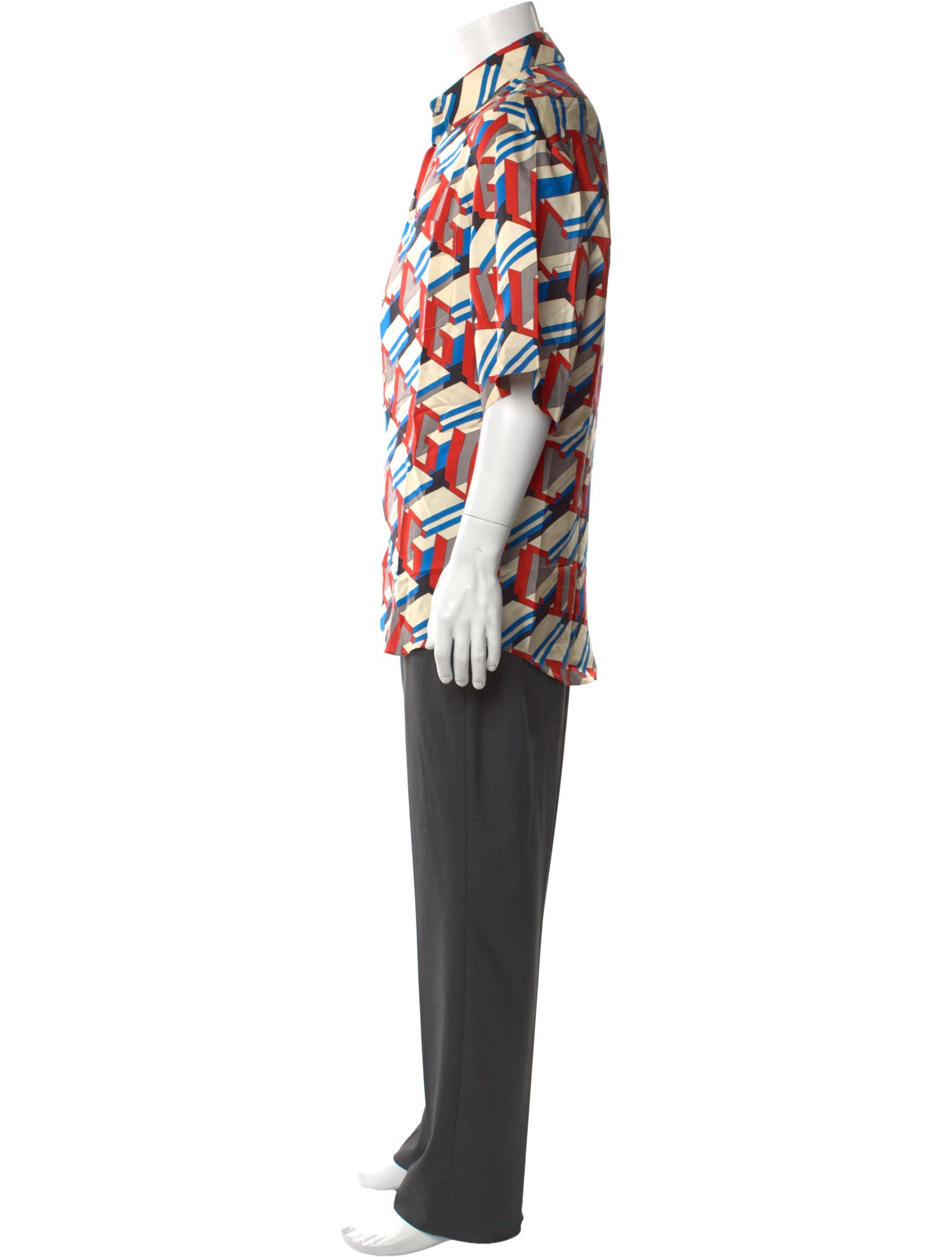 Gucci Silk Printed Shirt w/ Tags