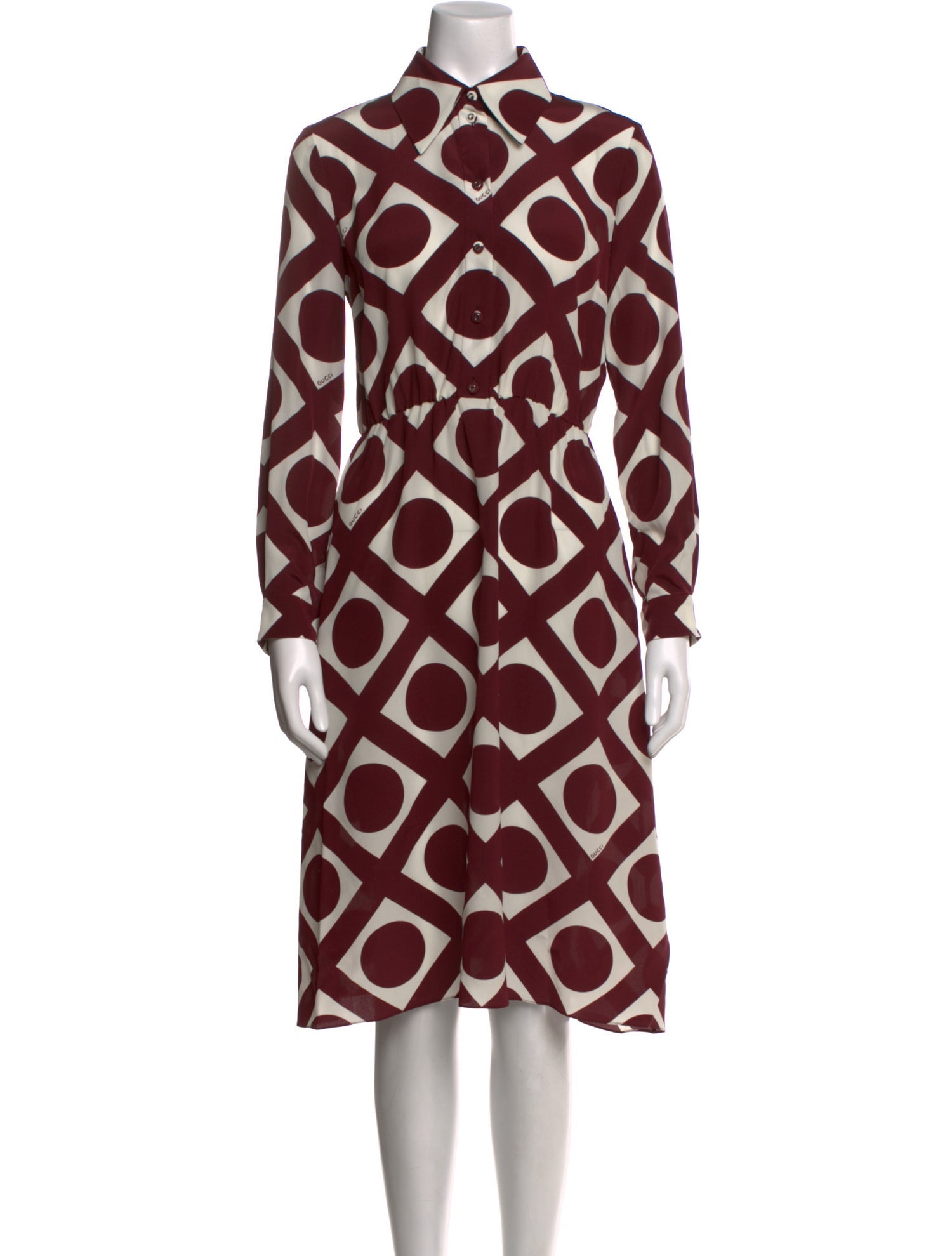 Gucci Silk Midi Length Dress