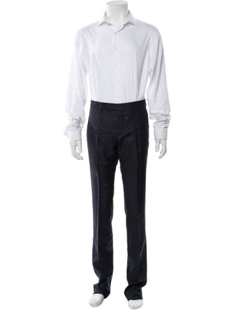 Gucci Bee Accent Wool Two-Piece Suit