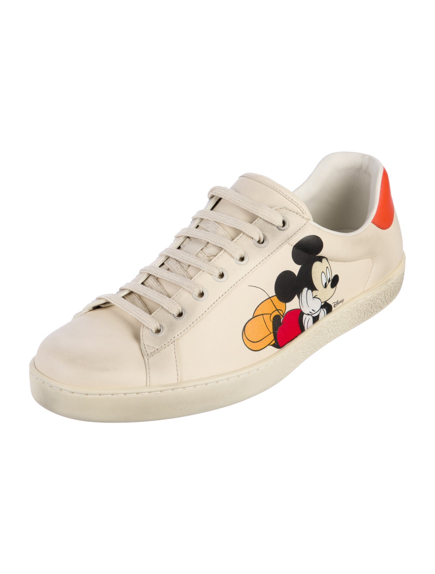 Gucci x Disney Leather Printed Sneakers