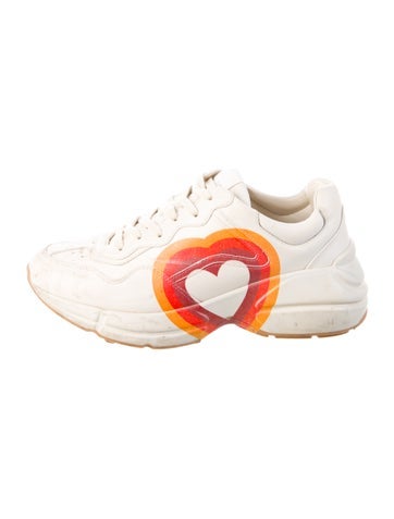 Gucci Sneakers Interlocking G Logo Leather Chunky IT 37.5 | 7.5