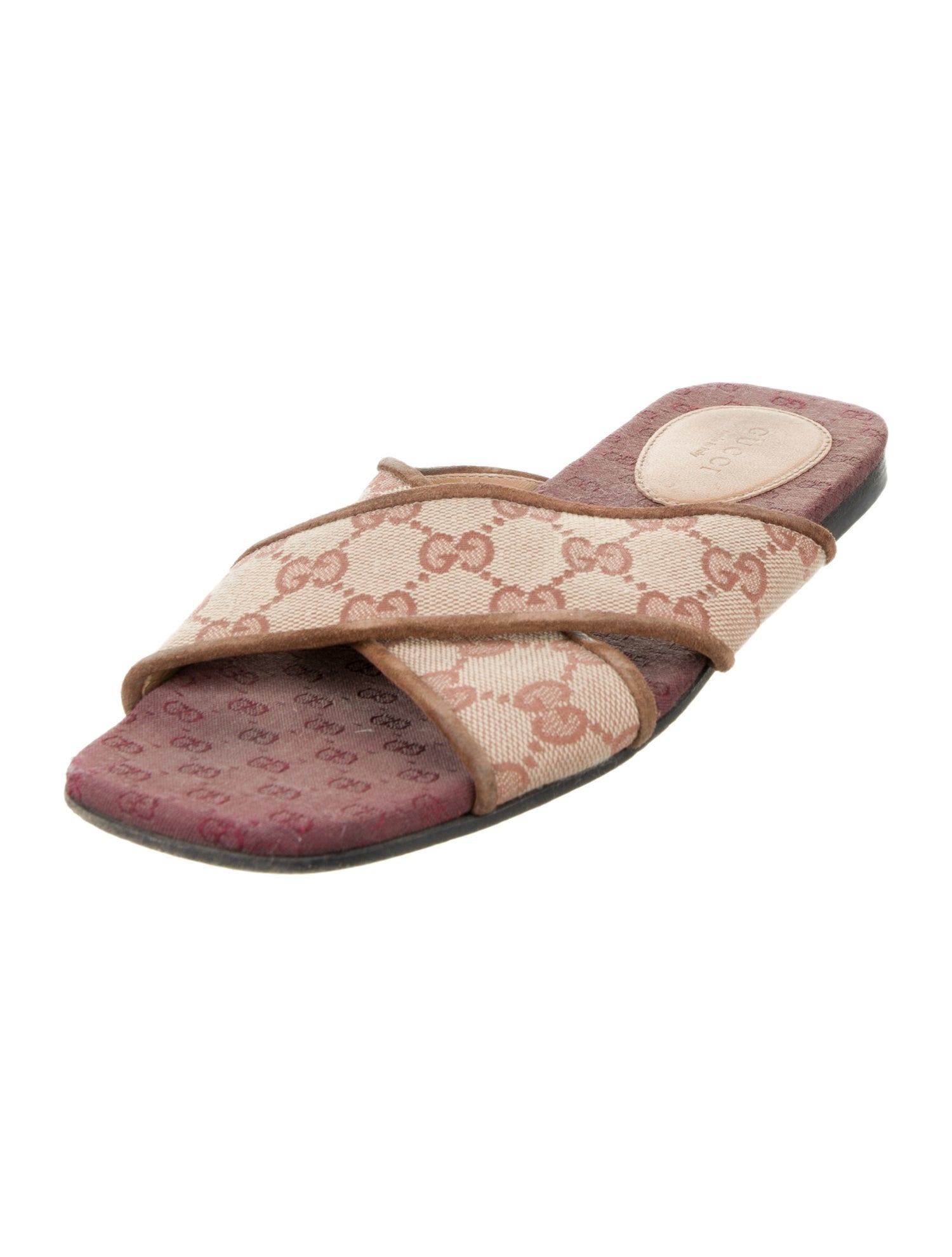 Gucci GG Canvas Canvas Slides