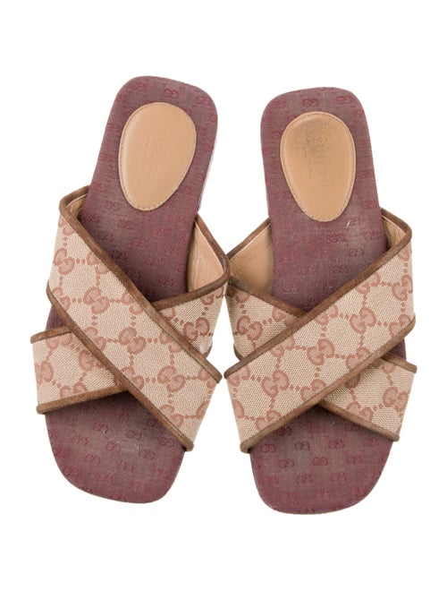 Gucci GG Canvas Canvas Slides