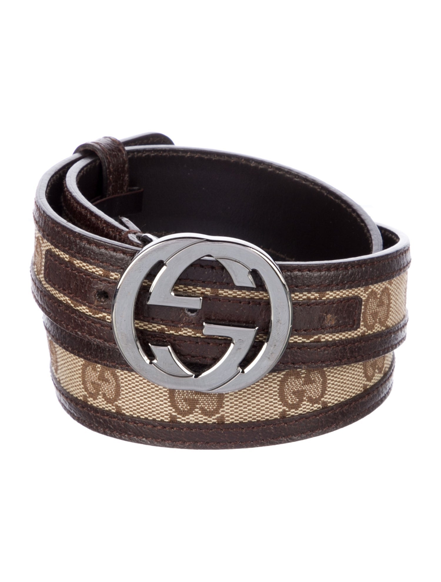 Gucci Skinny Canvas Belt