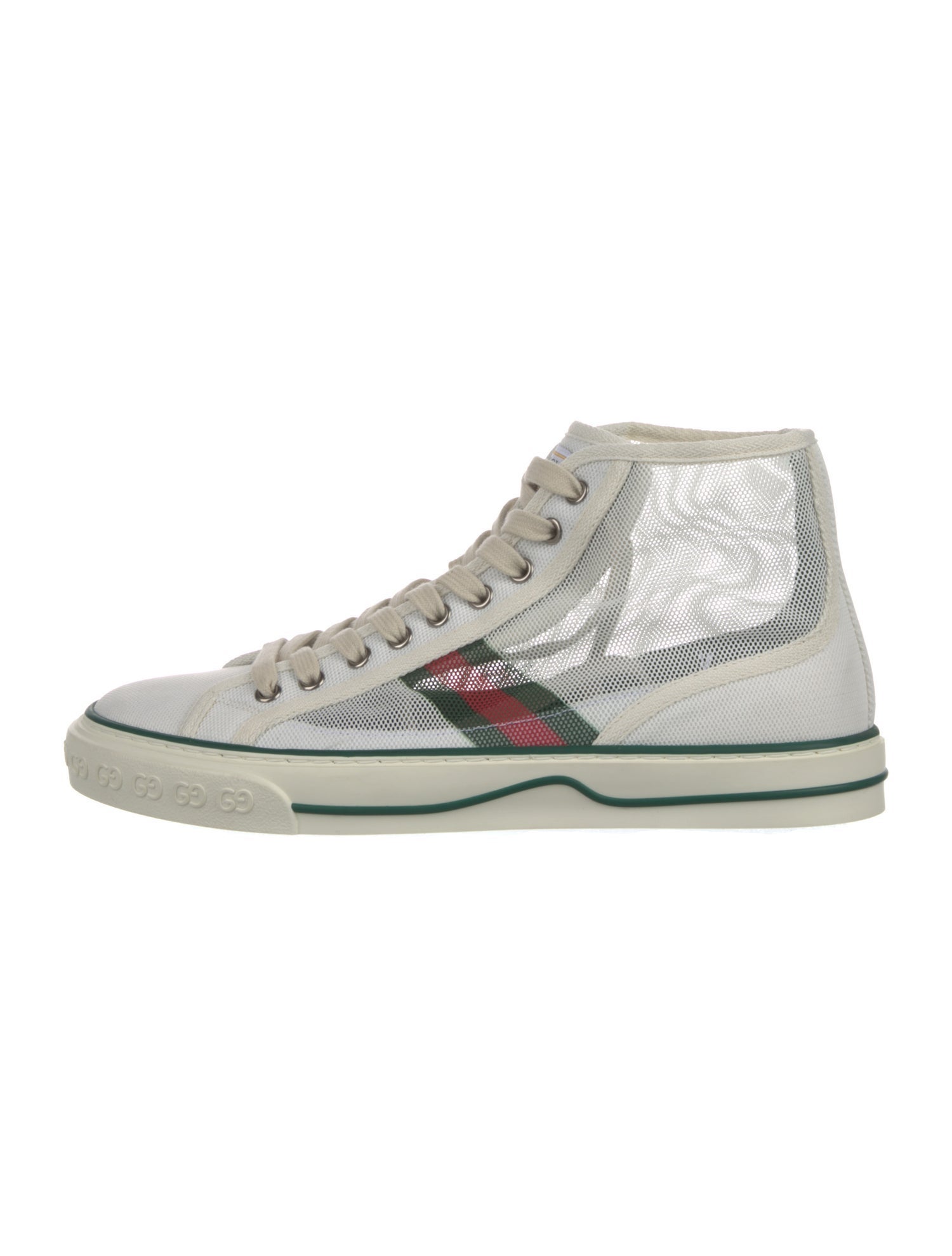 Gucci Web Accent Striped Sneakers