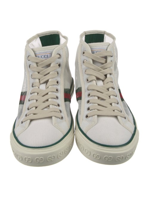 Gucci Web Accent Striped Sneakers