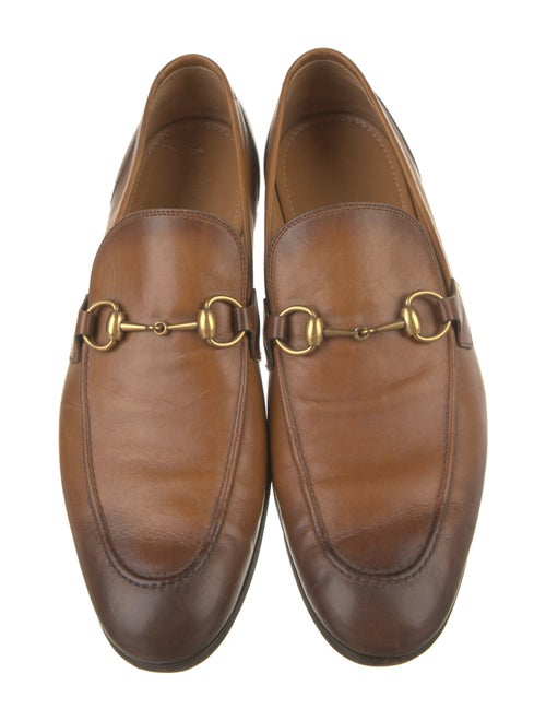 Gucci Horsebit Accent Leather Monk Straps