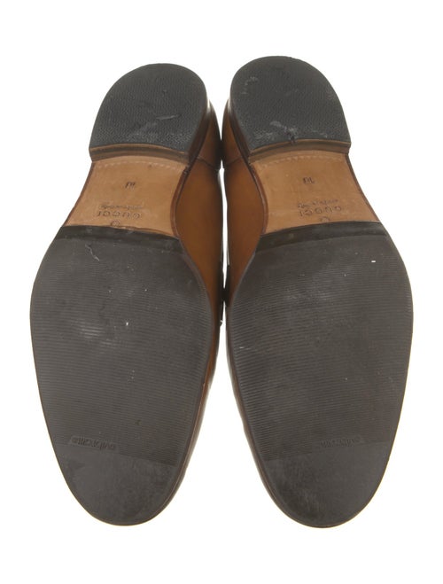 Gucci Horsebit Accent Leather Monk Straps