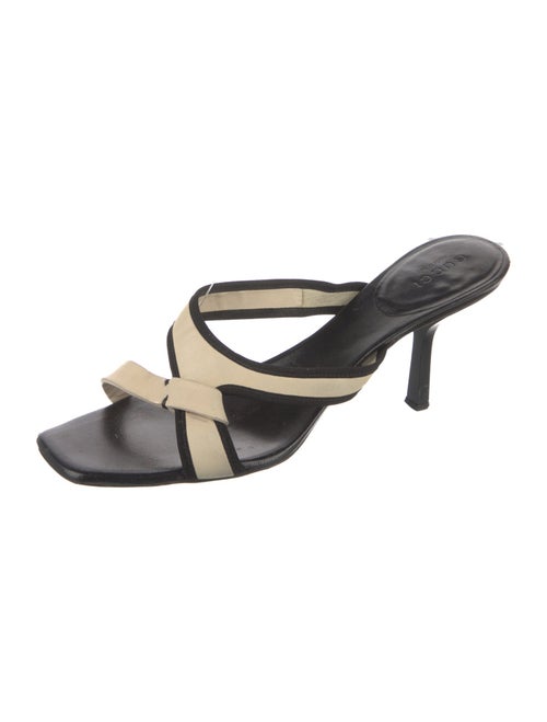 Gucci Interlocking G Logo Leather Slides