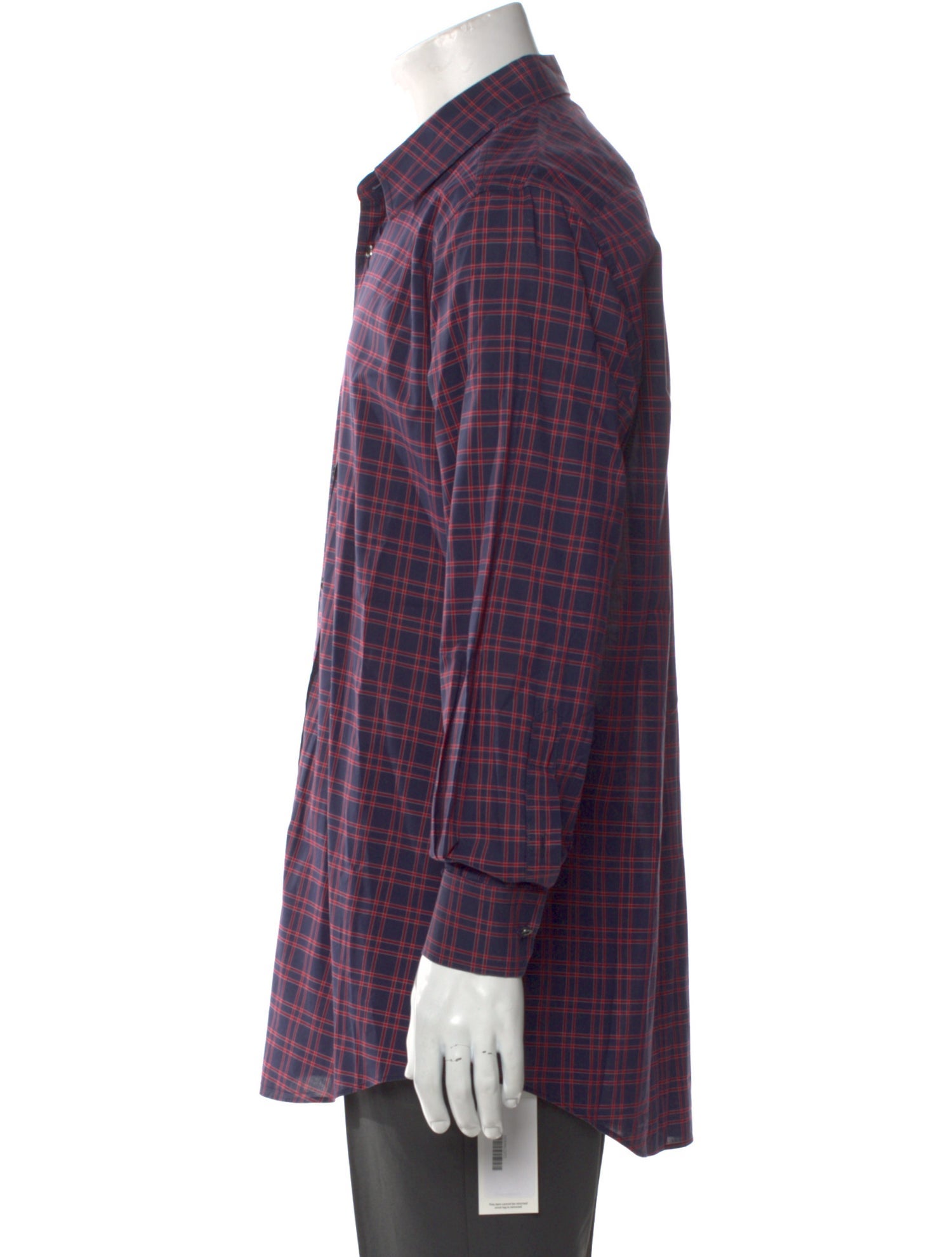 Gucci 2014 Plaid Print Shirt