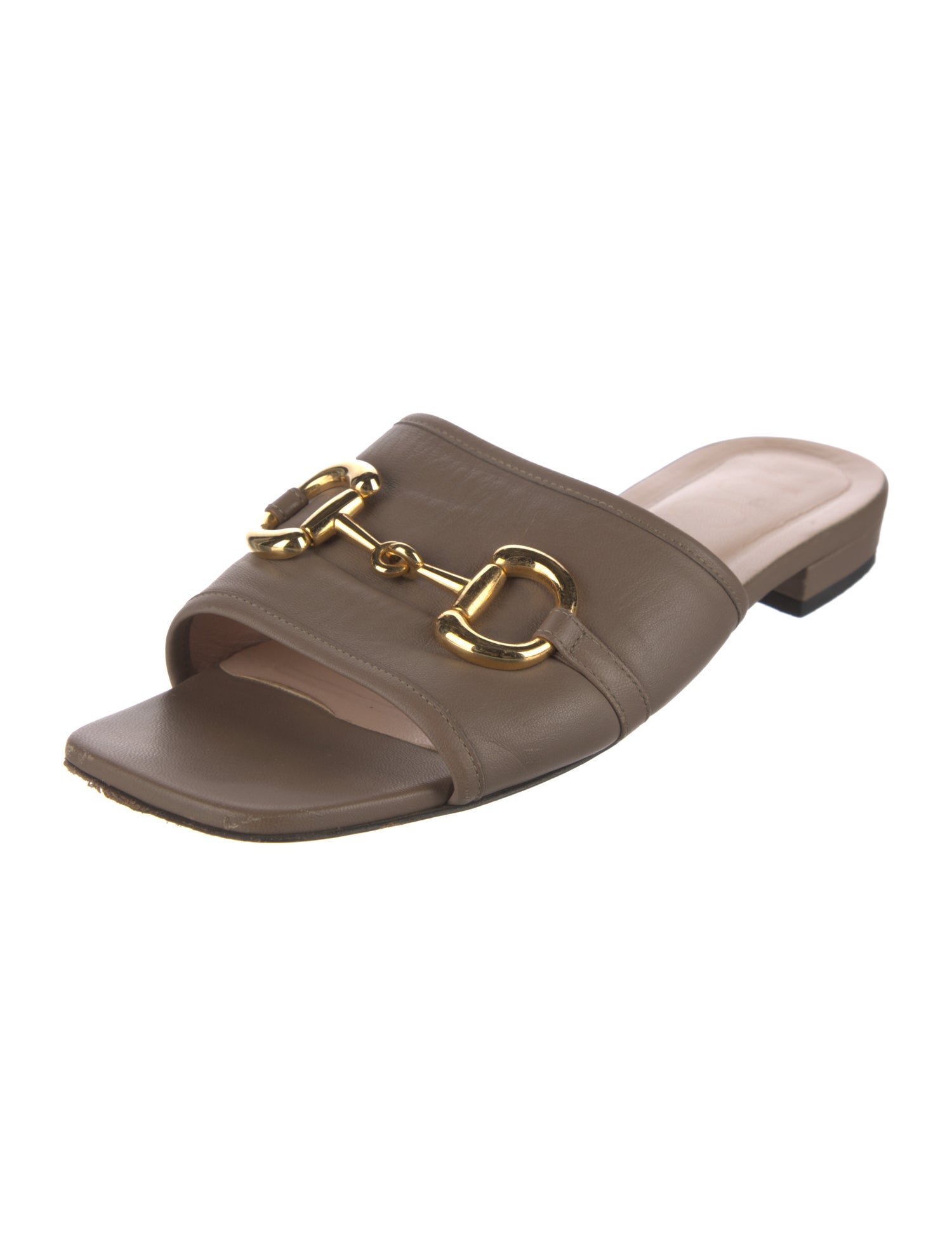 Gucci Leather Slides