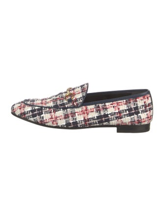 Gucci Tweed Tweed Pattern Loafers