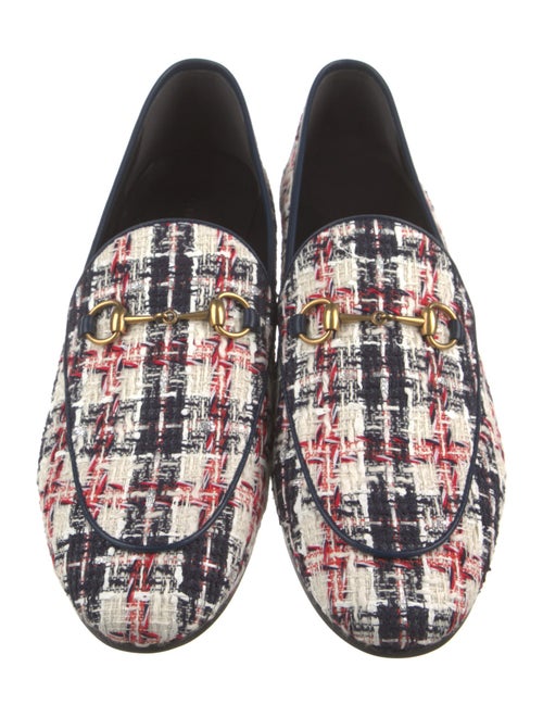 Gucci Tweed Tweed Pattern Loafers