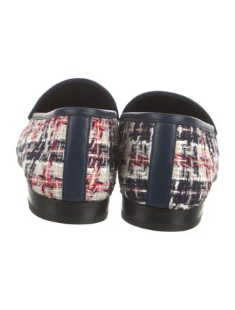 Gucci Tweed Tweed Pattern Loafers