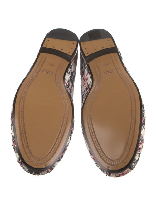 Gucci Tweed Tweed Pattern Loafers