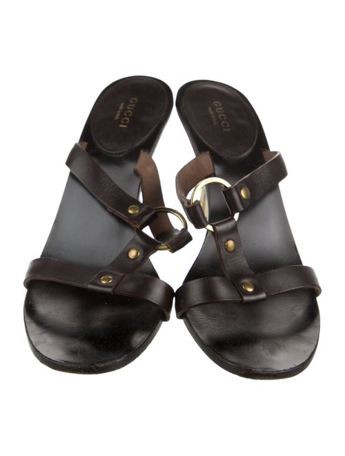 Gucci Leather Slides