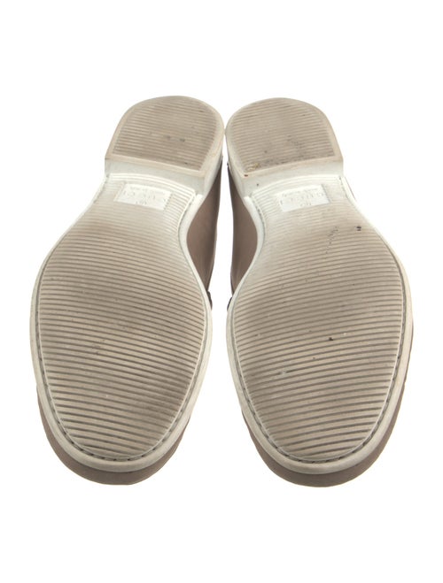 Gucci Horsebit Accent Suede Loafers