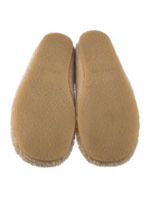 Gucci Horsebit Accent Shearling Loafers