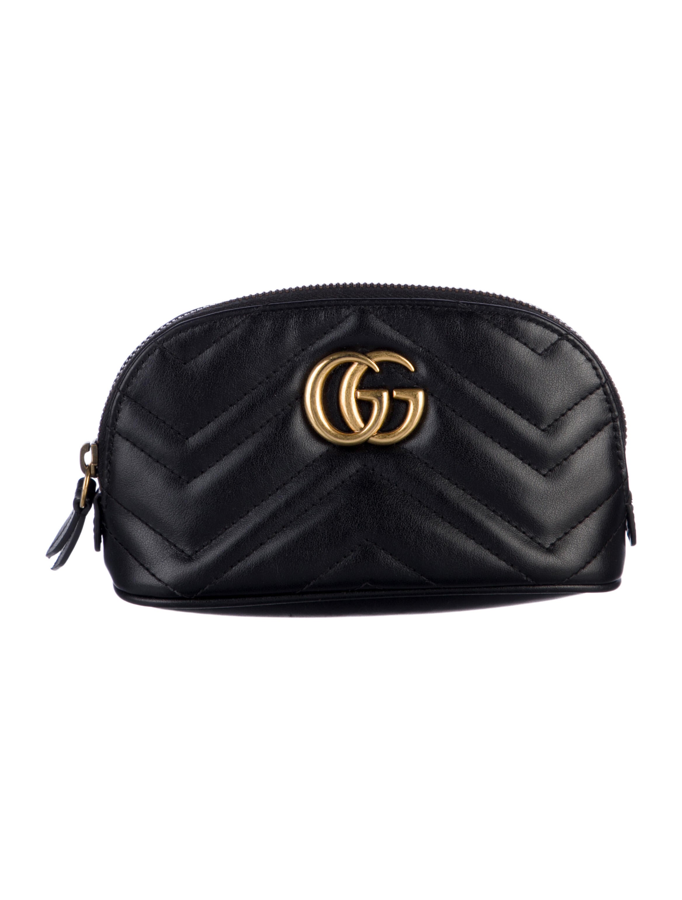 Gucci Leather Cosmetic Bag