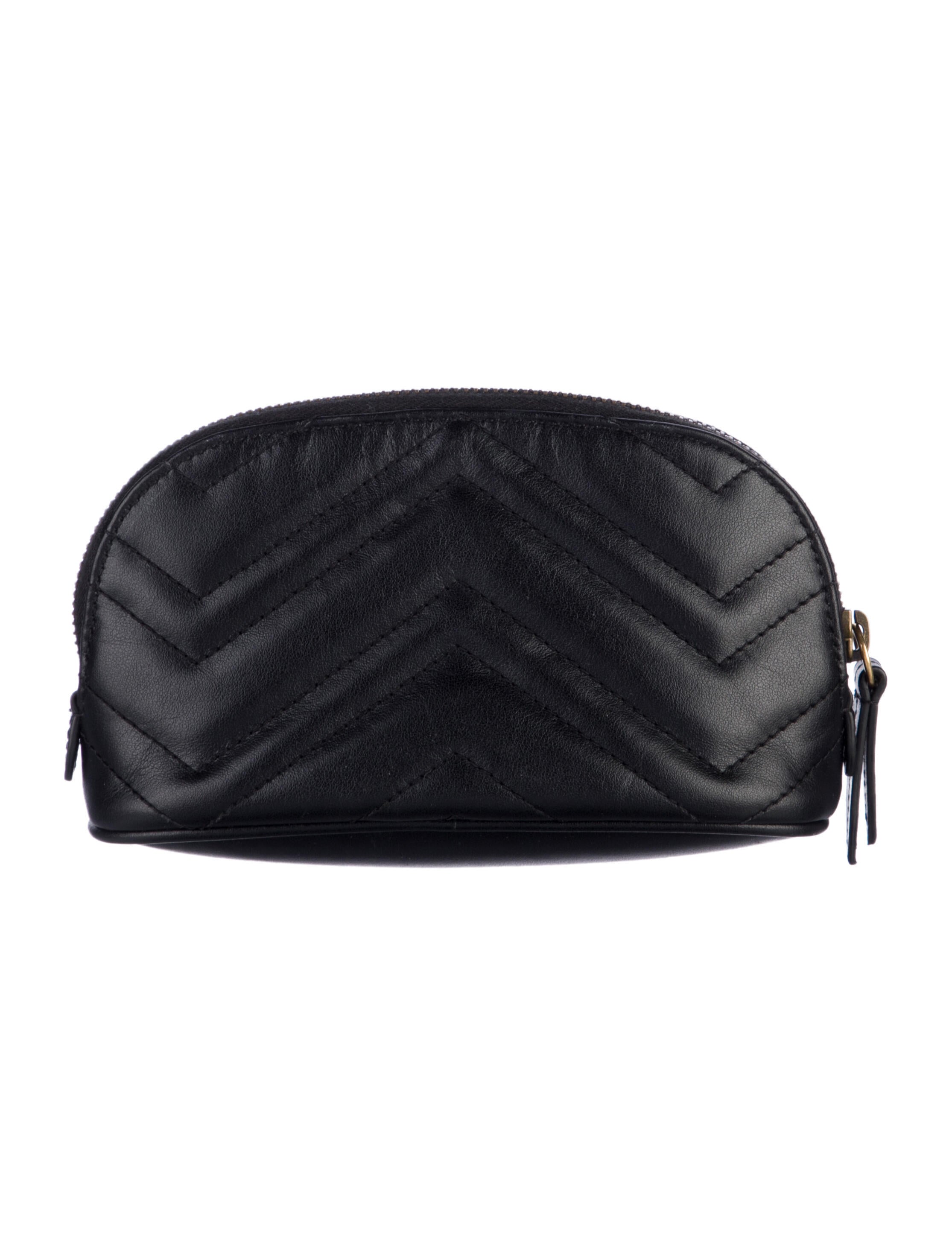 Gucci Leather Cosmetic Bag