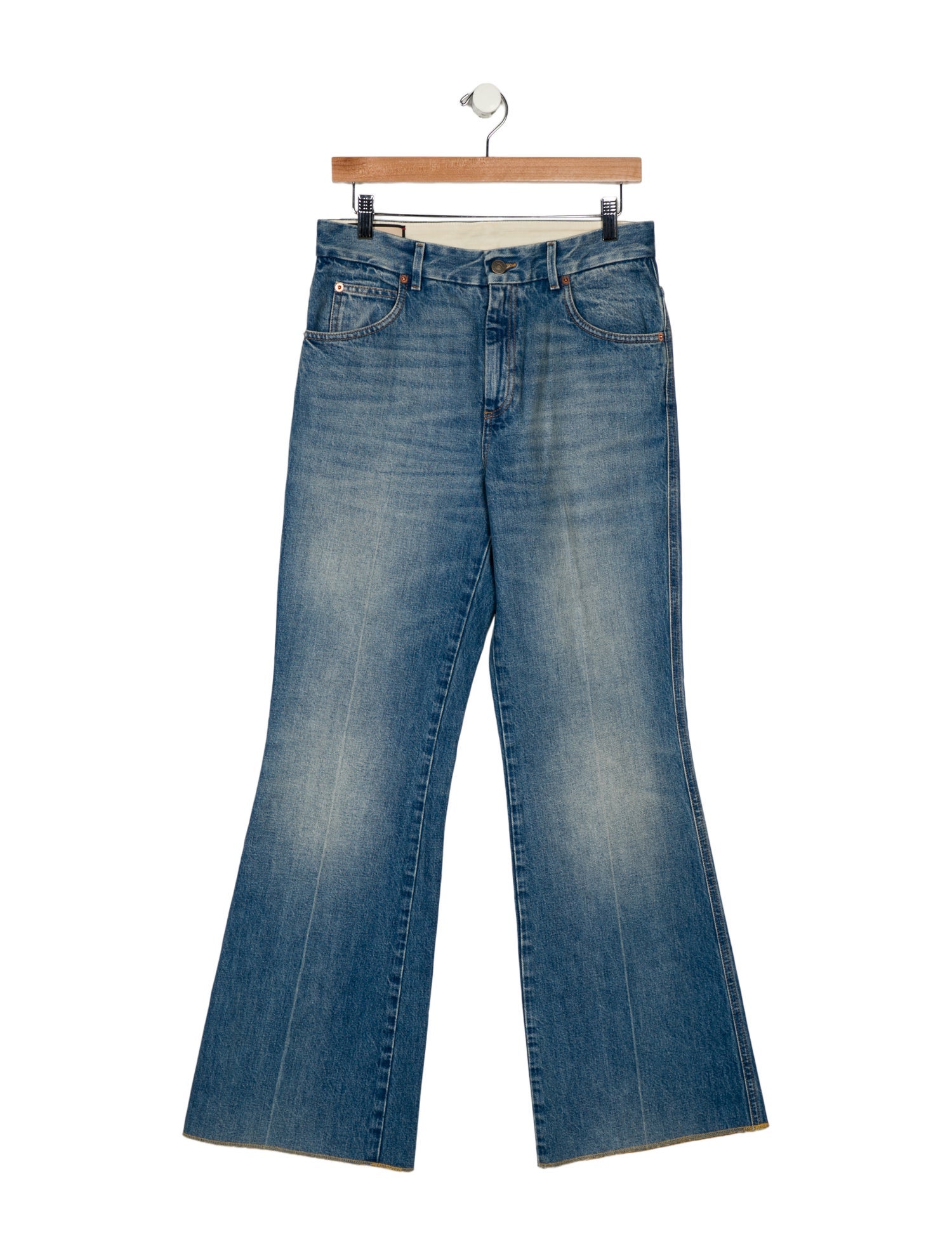 Gucci High-Rise Wide Leg Jeans