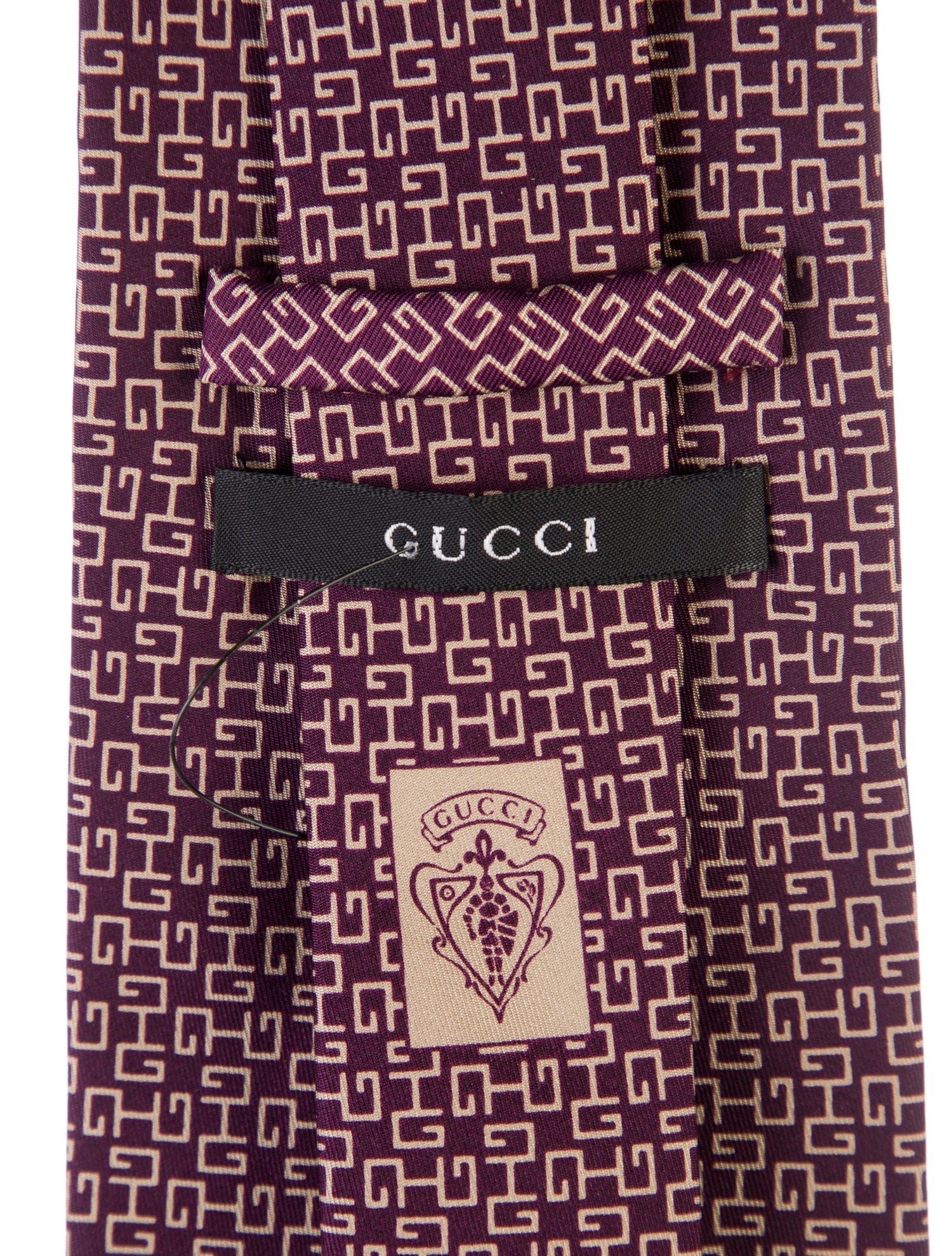 Gucci Patterned Silk Tie