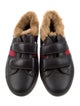 Gucci Ace Faux-Fur Trimmed Sneakers