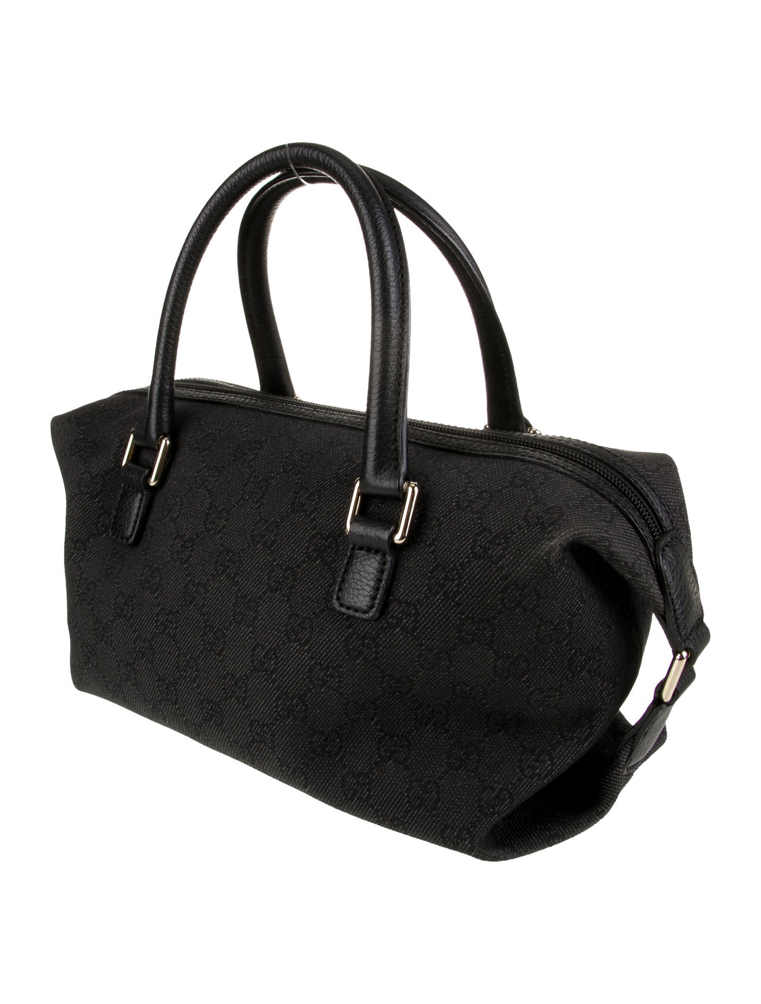 Gucci GG Denim Top Handle Bag Small