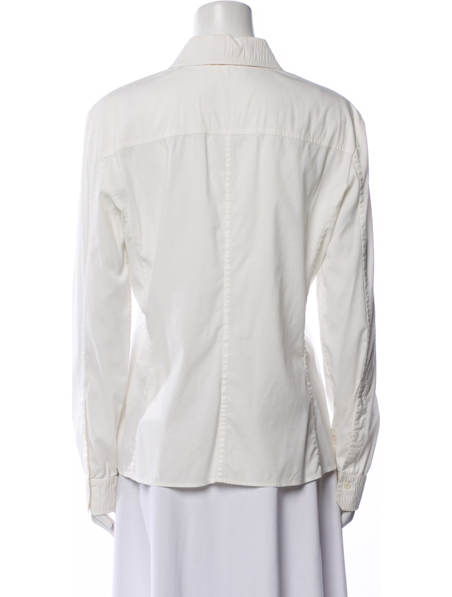 Gucci Long Sleeve Button-Up Top